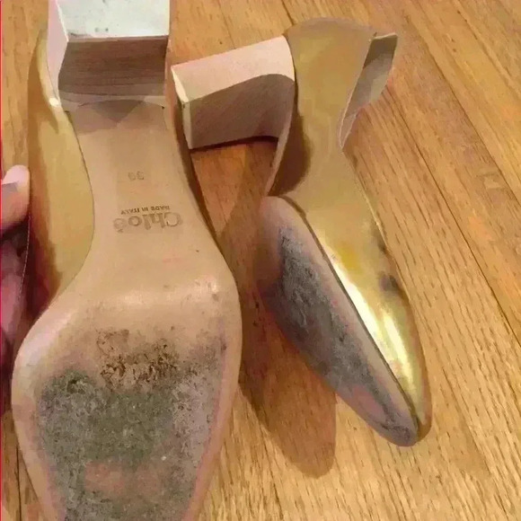 Chloe stacked heel shoes. Only wore few times - Picture 5 of 8